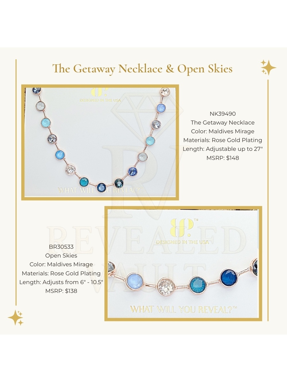 The Getaway Necklace & Open Skies - Maldives - Jewel Candy Destinations 2026